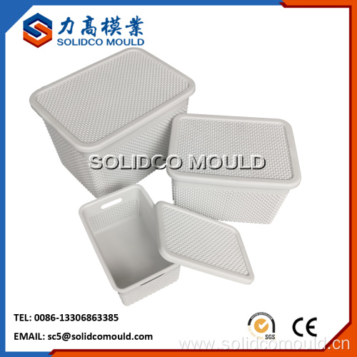 Plastic Household Washing Cloth Laundry Basket Mould